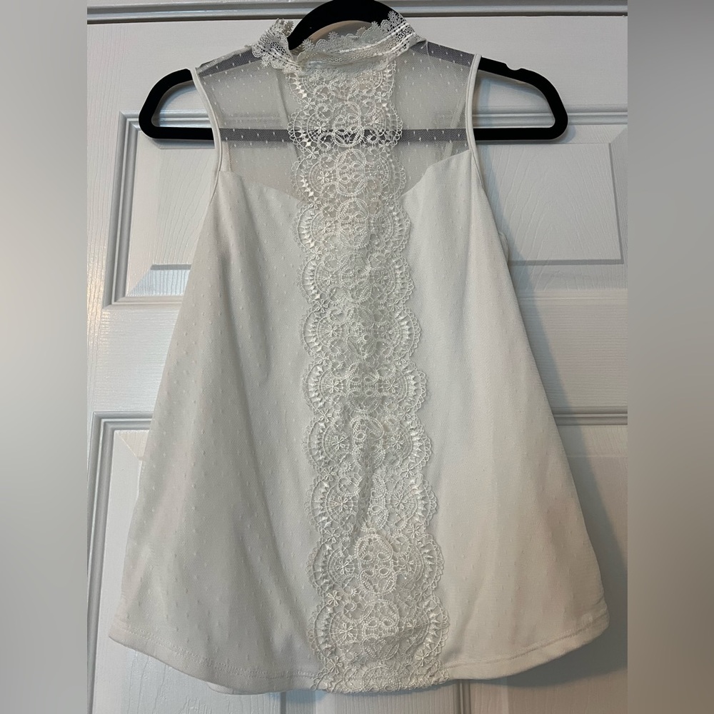 Express Ivory Top Size XS